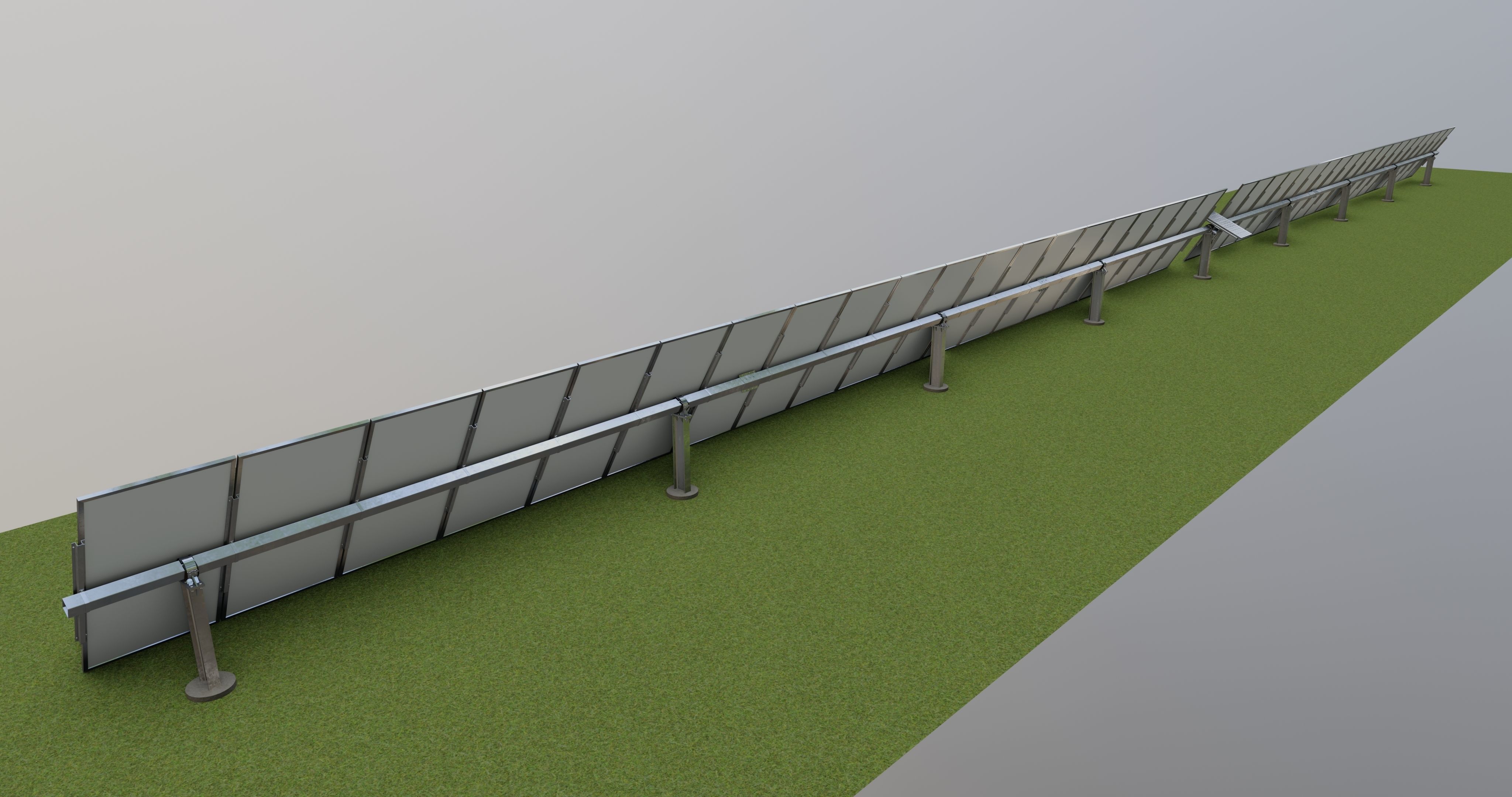 Solar Tracking Systems 3D model_8