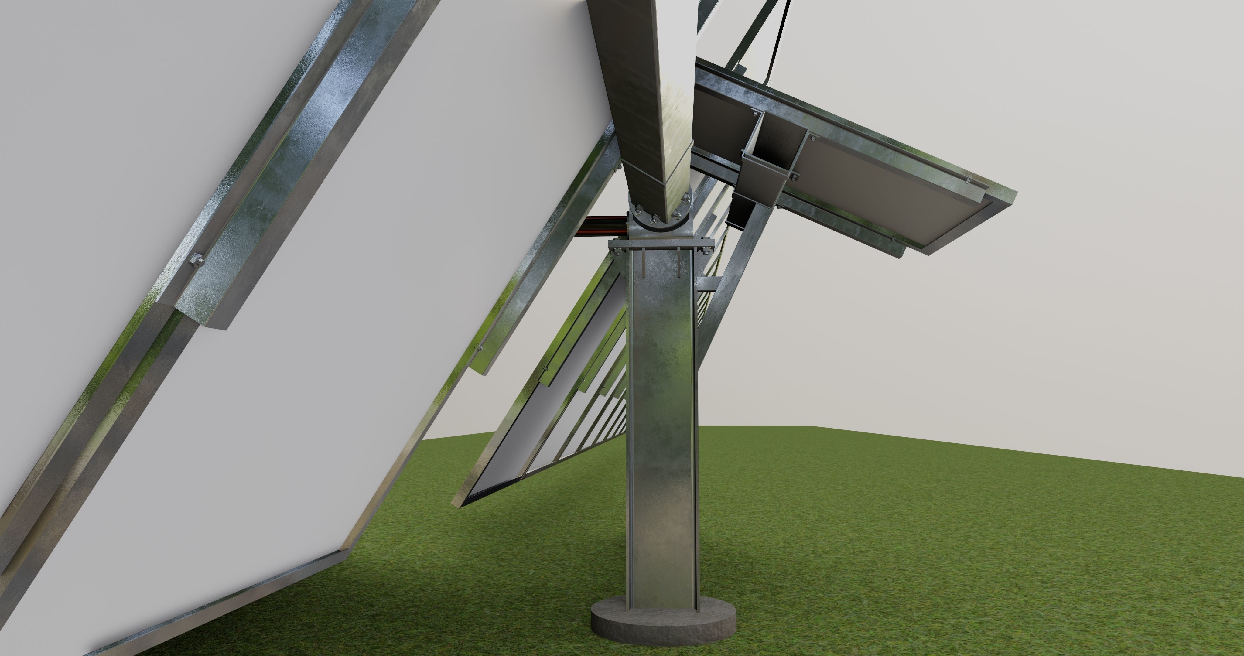 Solar Tracking Systems 3D model_26