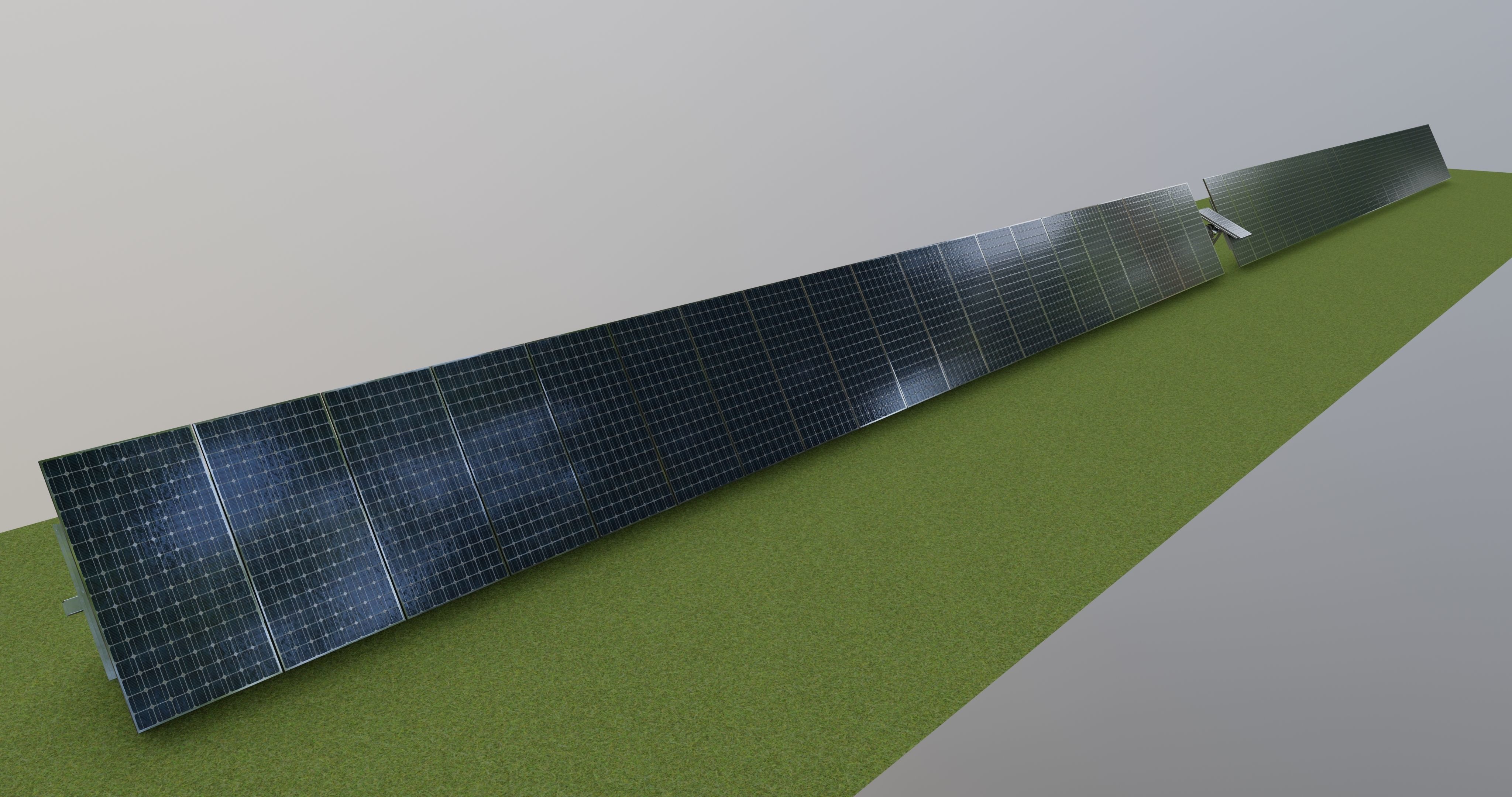 Solar Tracking Systems 3D model_3