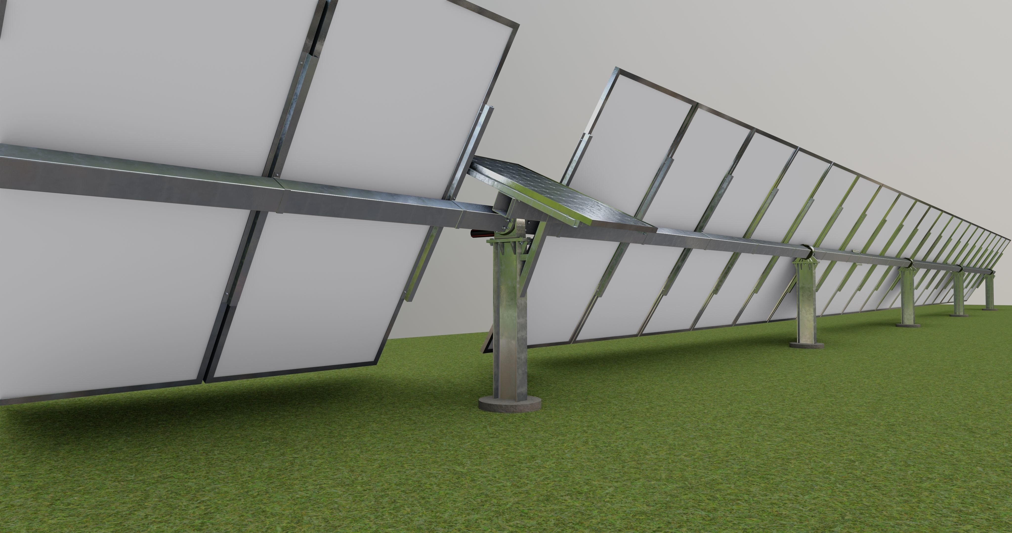 Solar Tracking Systems 3D model_15