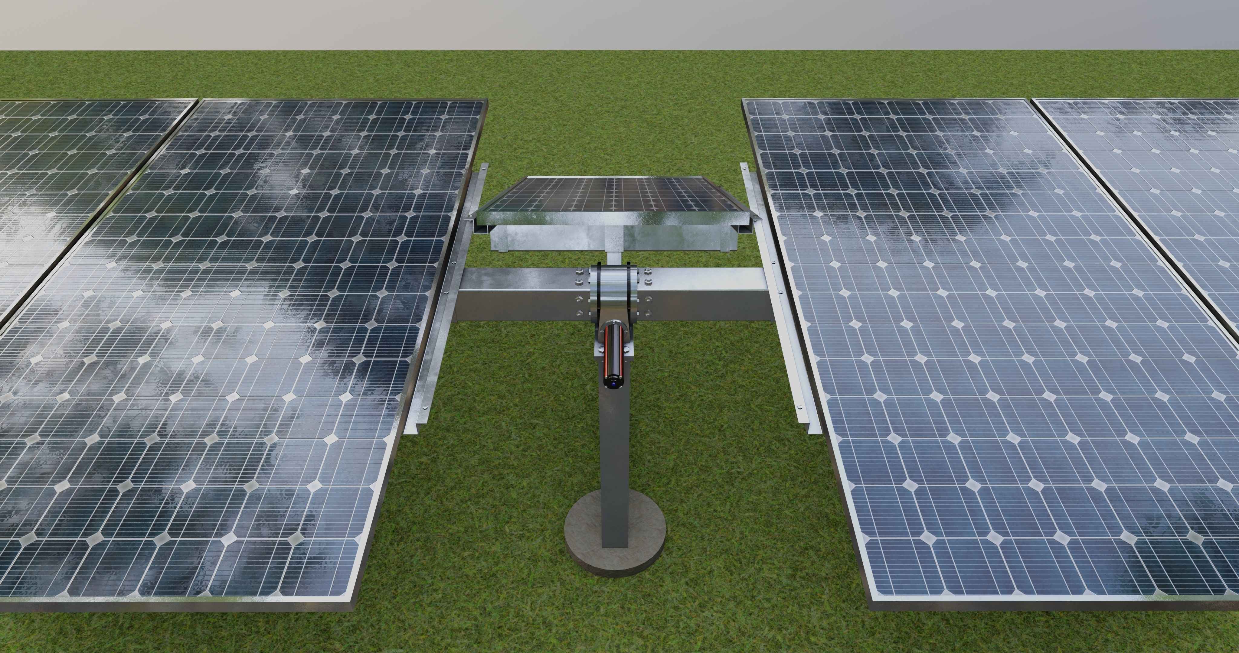 Solar Tracking Systems 3D model_9