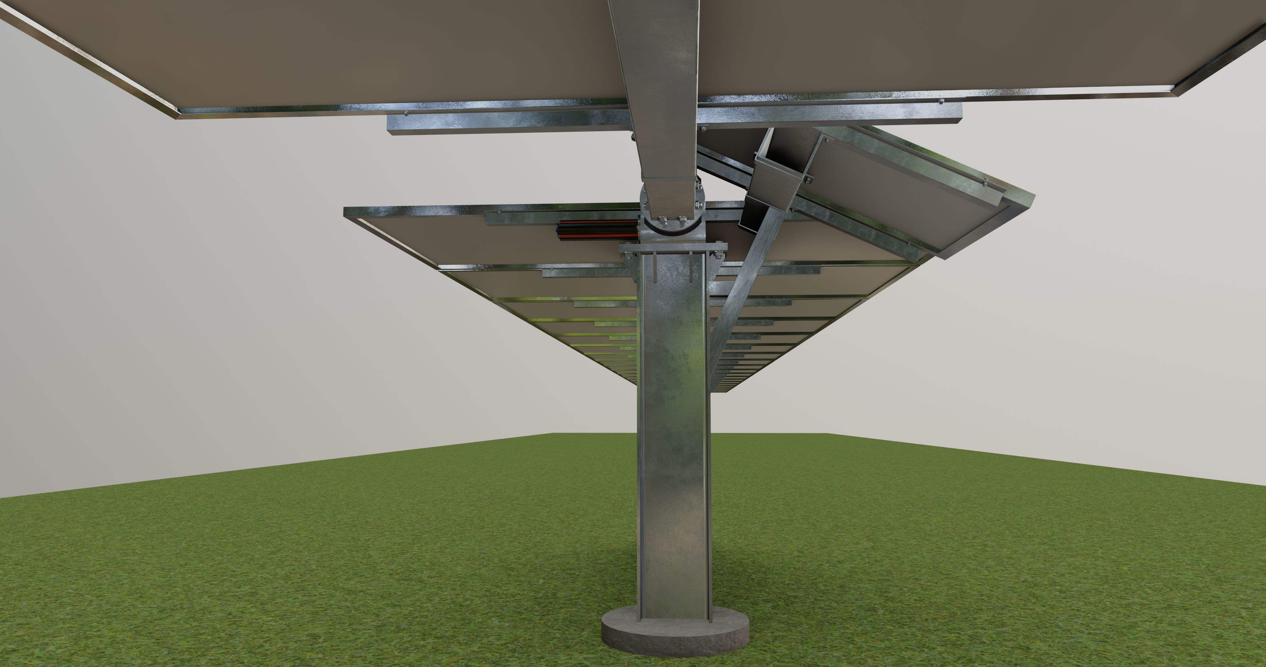 Solar Tracking Systems 3D model_25