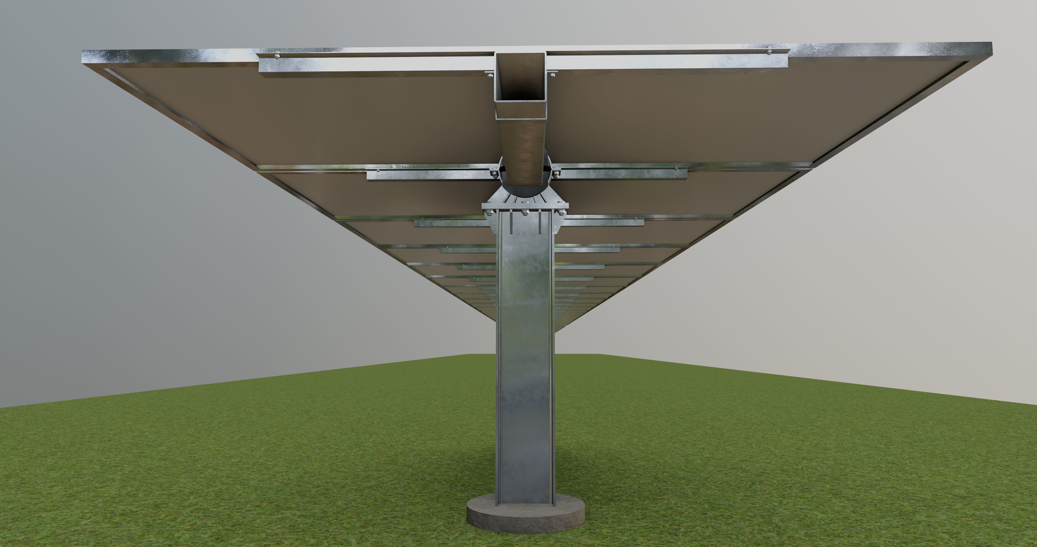 Solar Tracking Systems 3D model_11