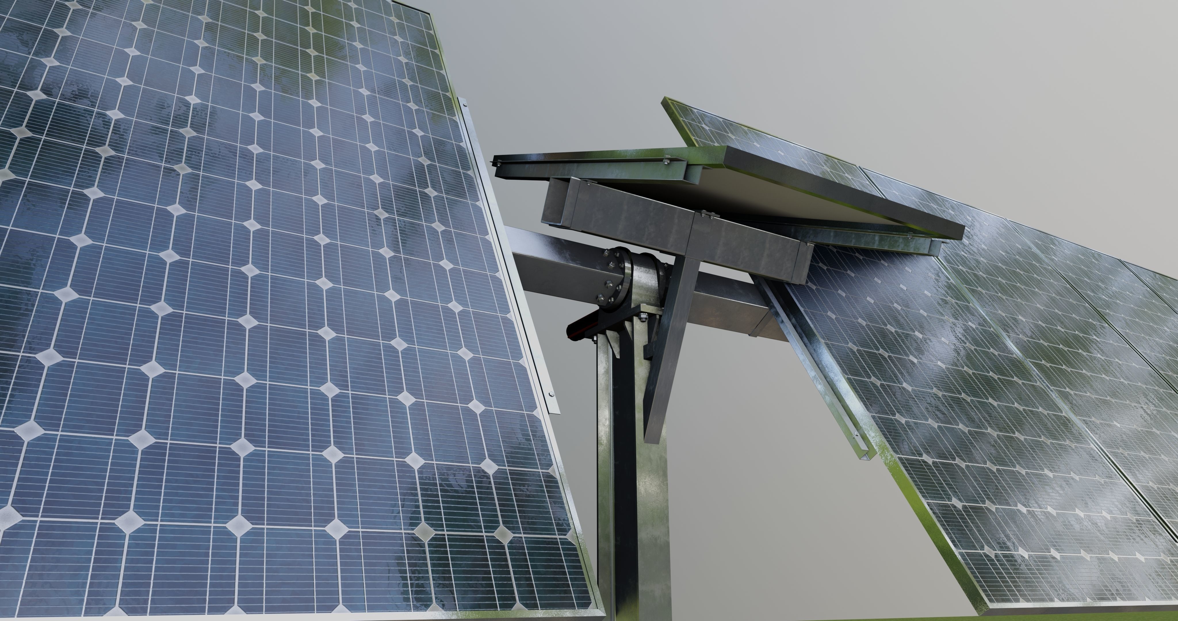 Solar Tracking Systems 3D model_23