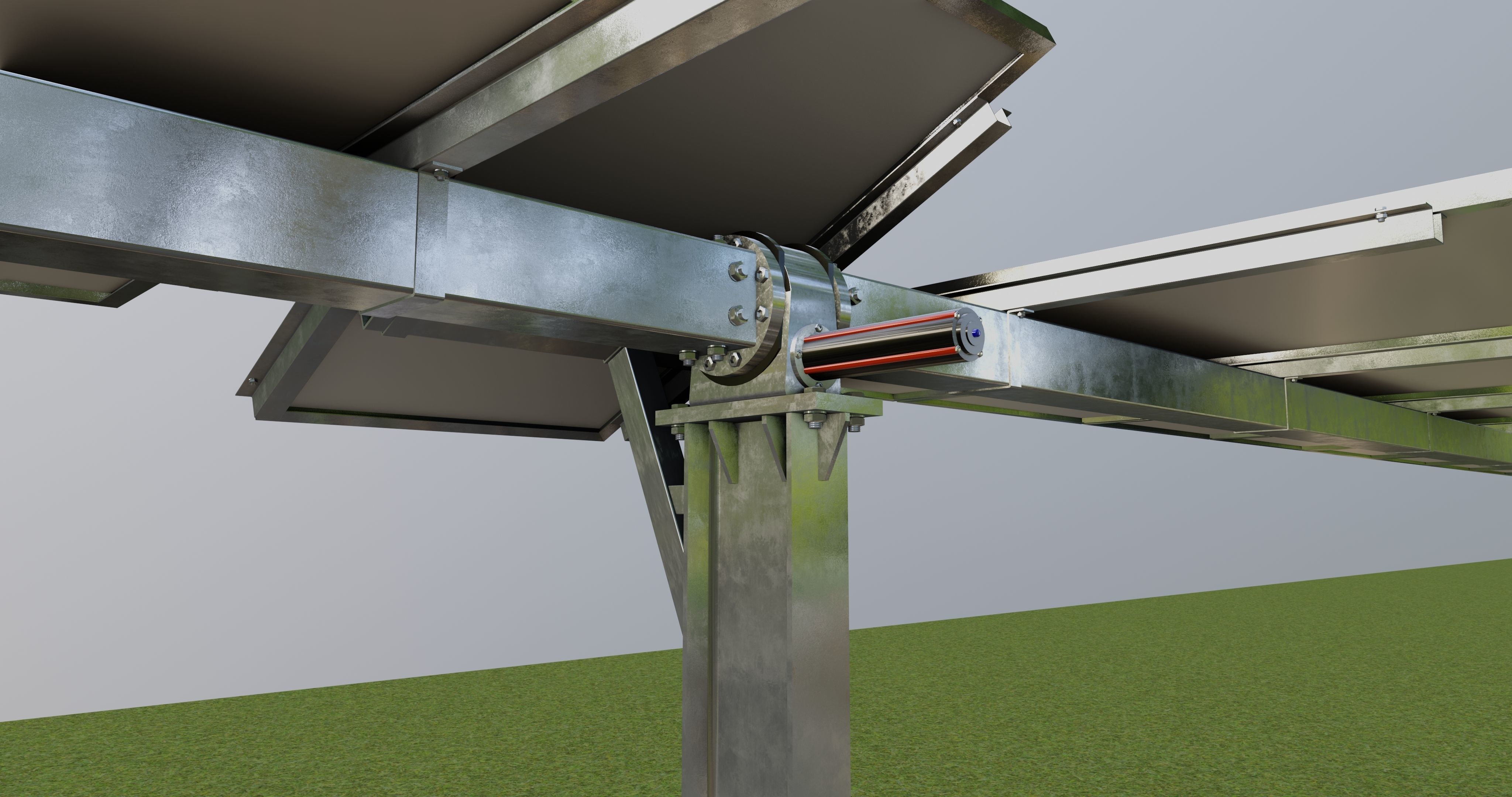 Solar Tracking Systems 3D model_21