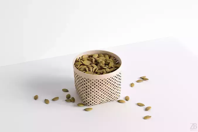 Pumpkin Seed 3D model