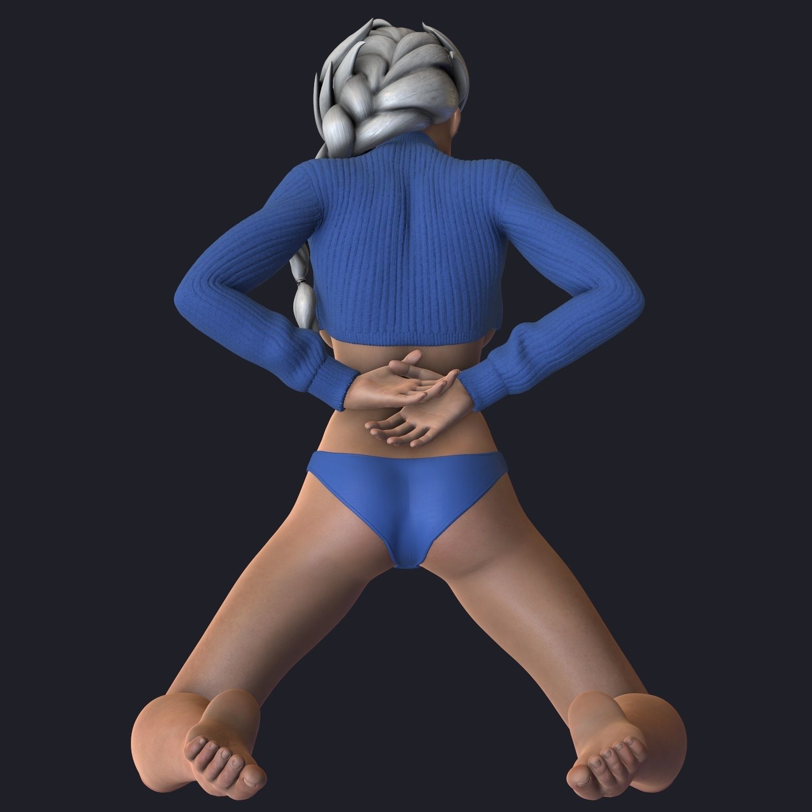 Elsa phone holder 3 3D print model_11