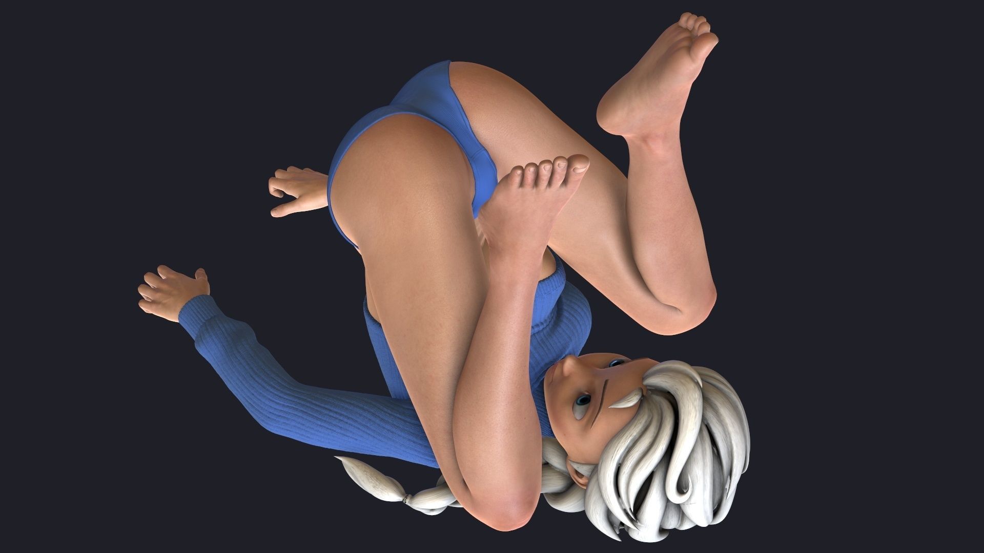 Elsa phone holder 4 3D print model_12