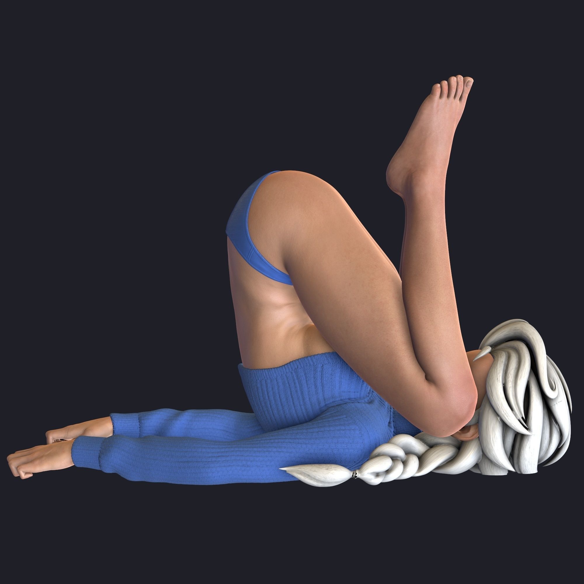 Elsa phone holder 4 3D print model_11