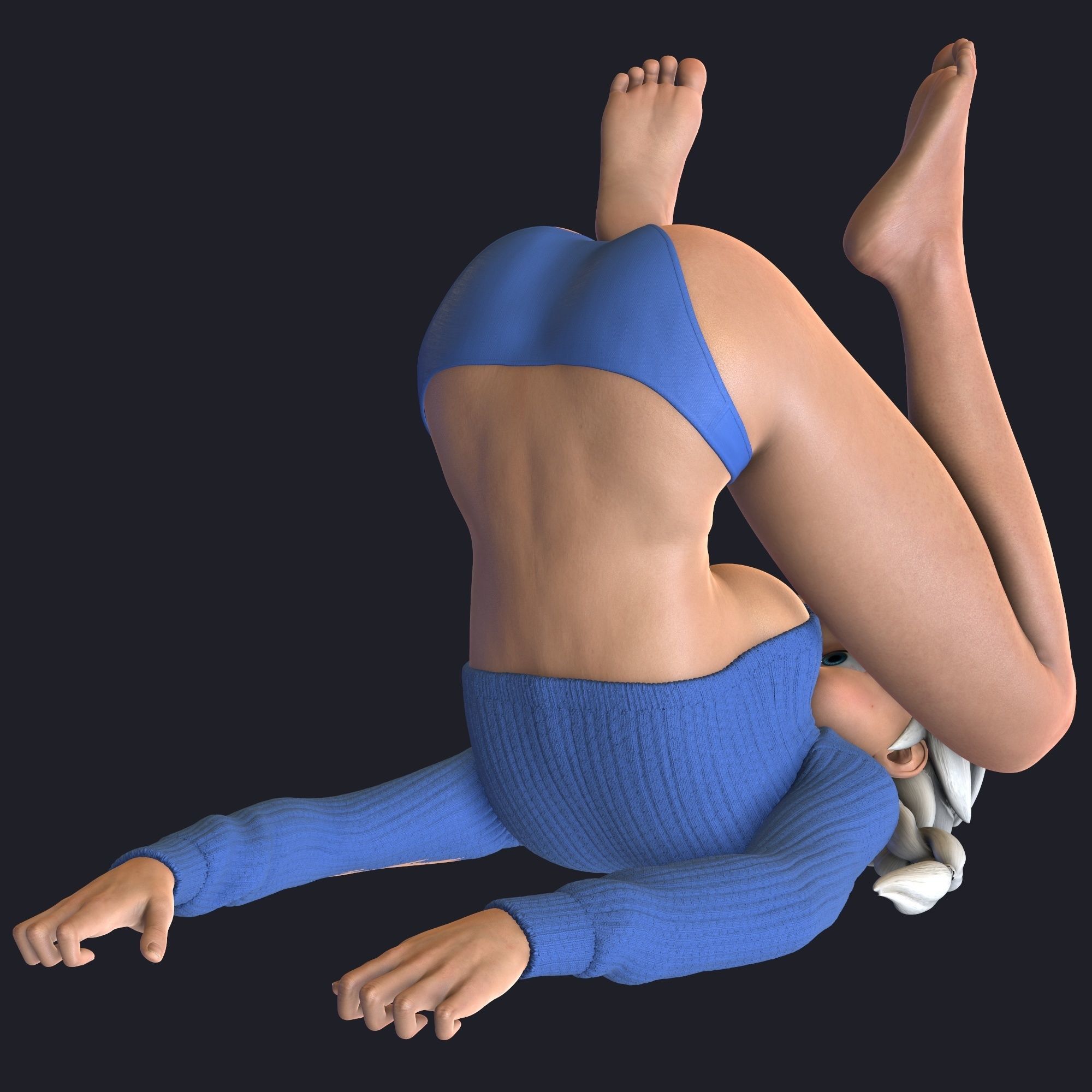 Elsa phone holder 4 3D print model_10