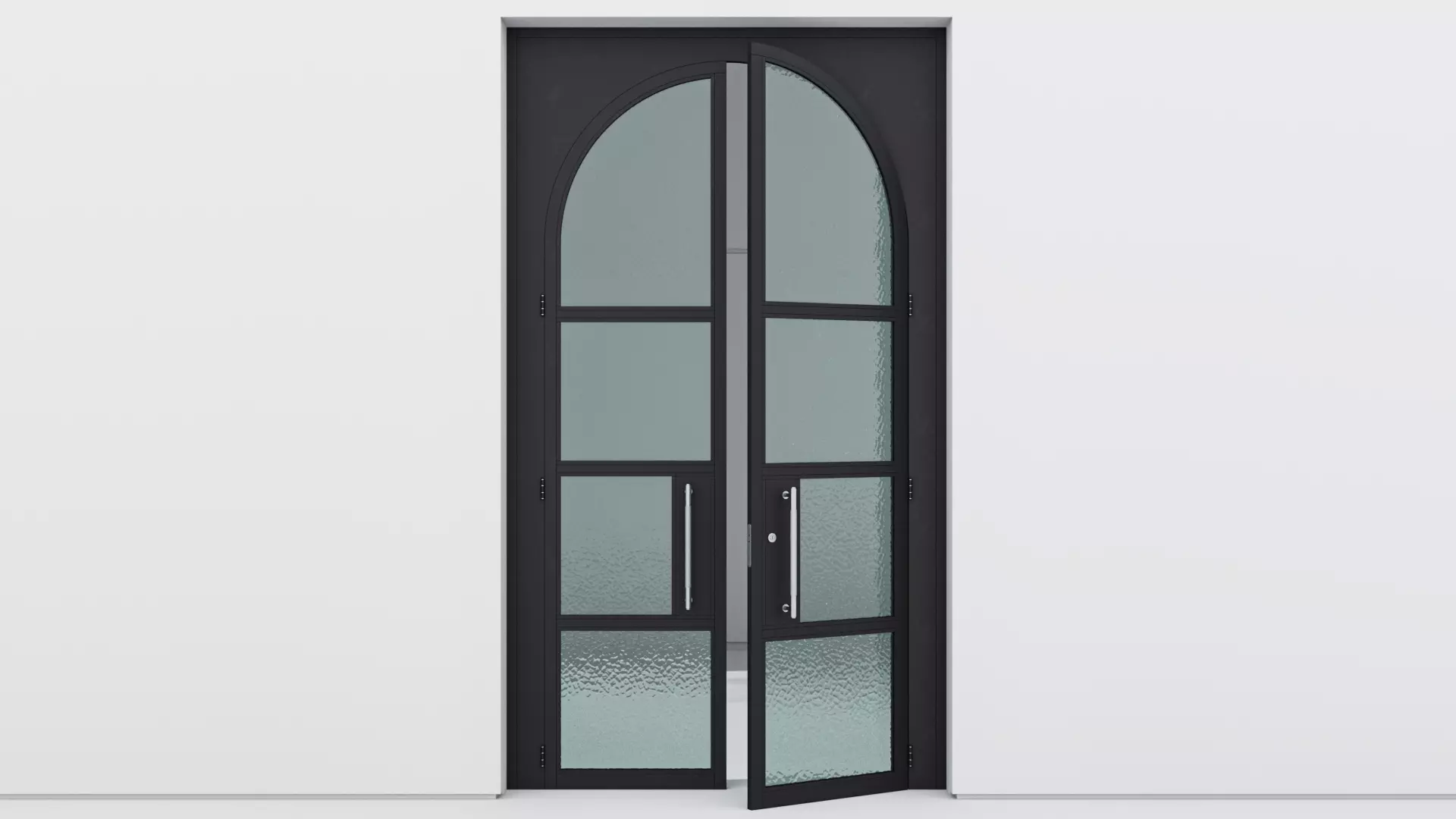 Aluminium door 332 3D model_0