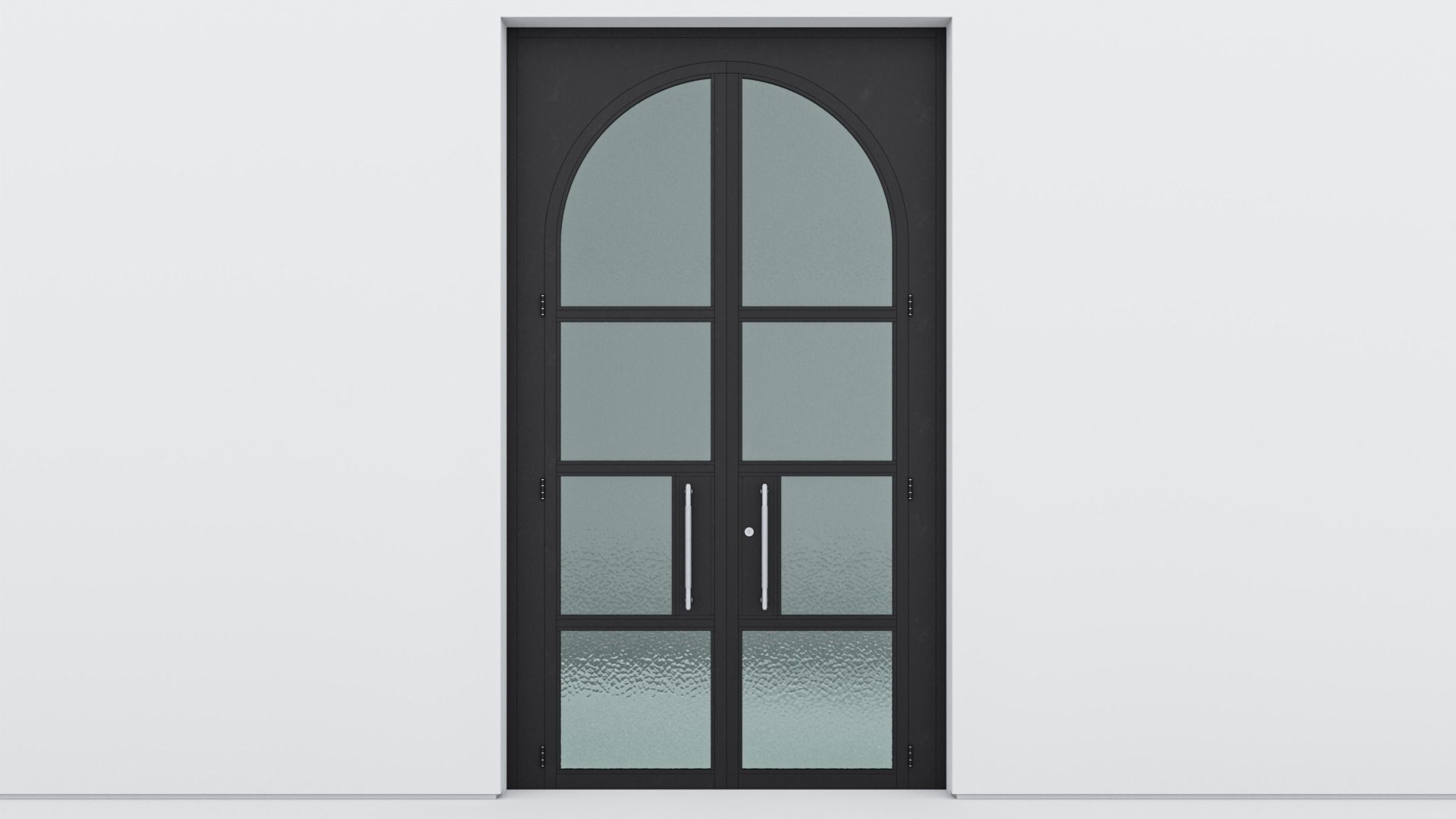 Aluminium door 332 3D model_1