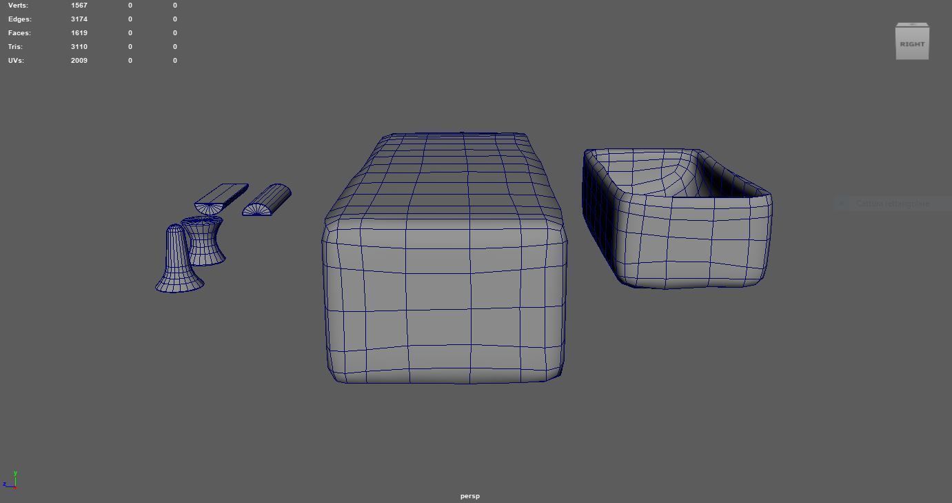 Senet - Gameready Egyptian Boardgame model Low-poly 3D model_12