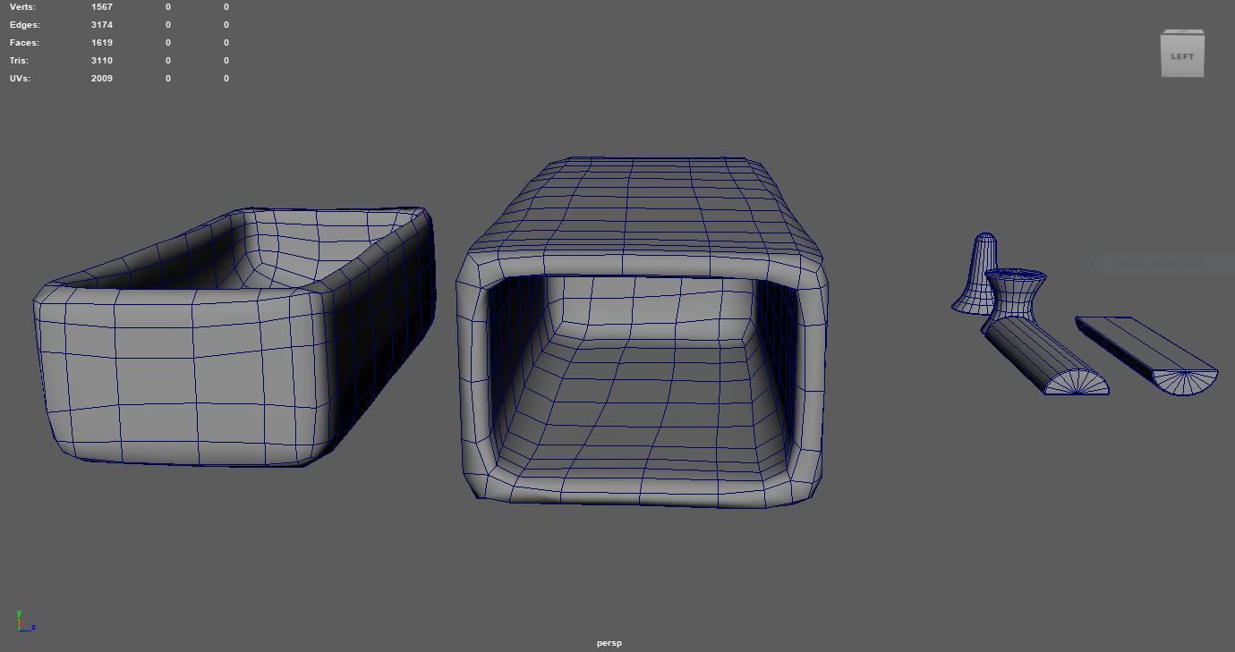 Senet - Gameready Egyptian Boardgame model Low-poly 3D model_11