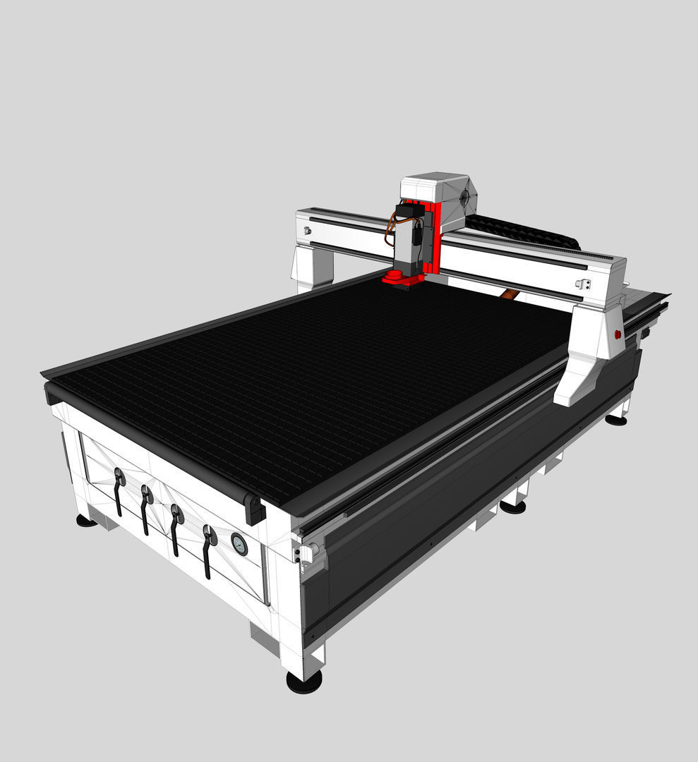 CNC Machine 3D model_6