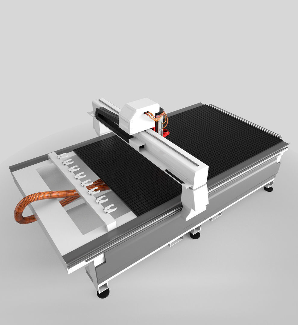 CNC Machine 3D model_5