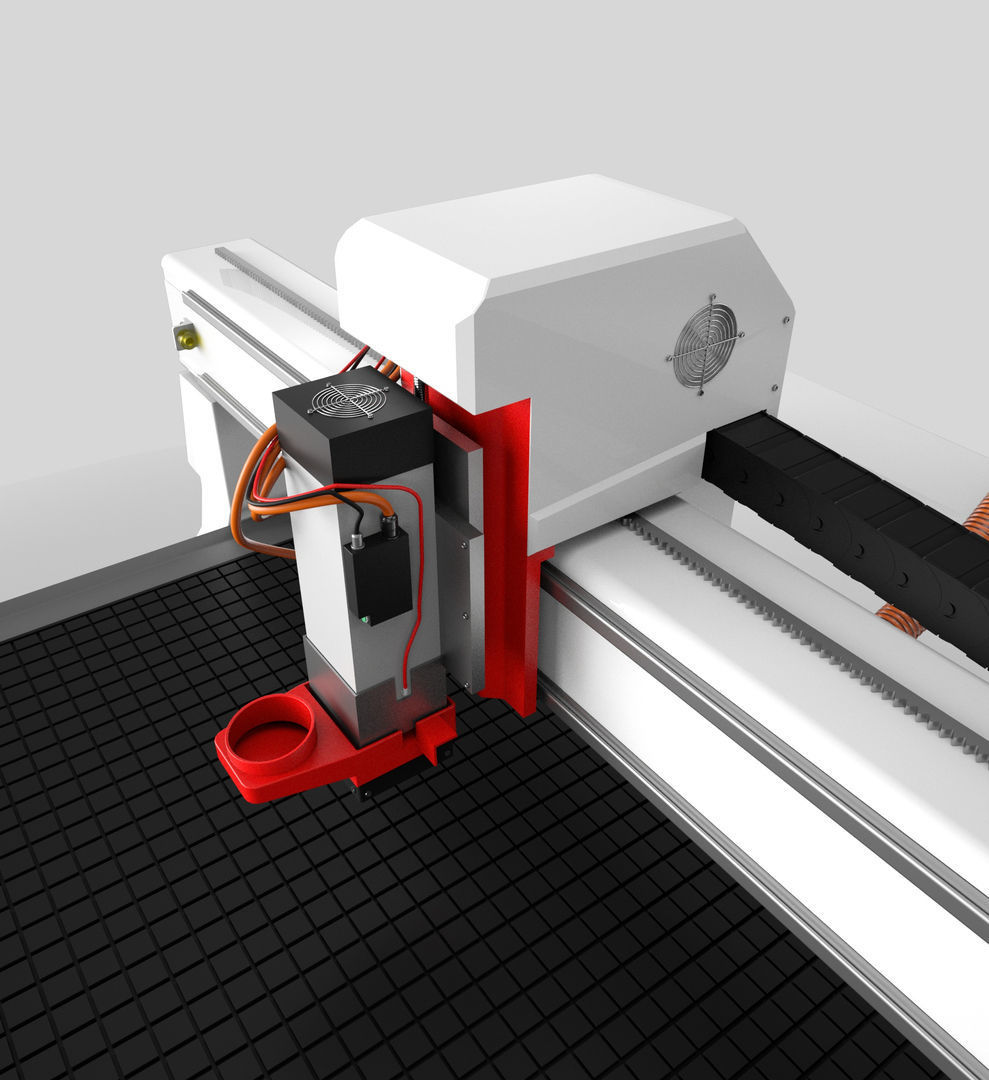 CNC Machine 3D model_4