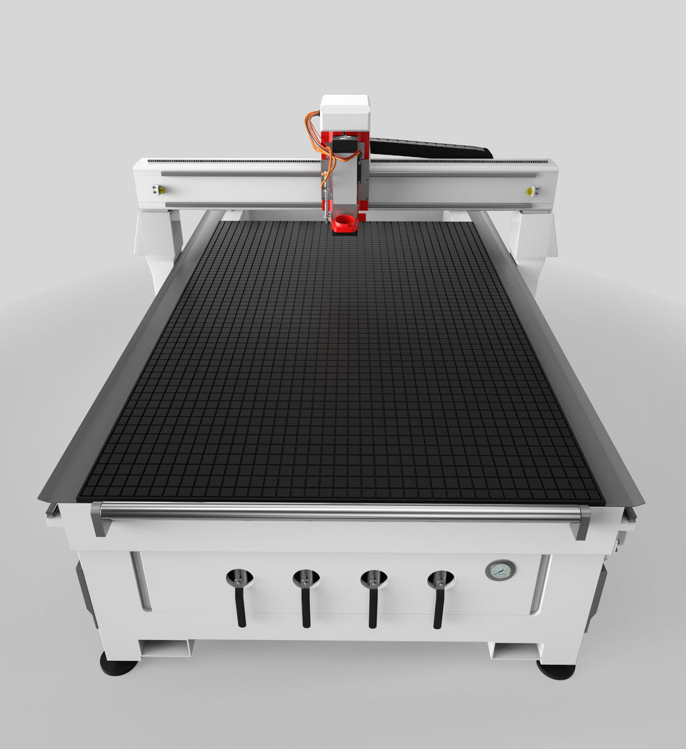 CNC Machine 3D model_1