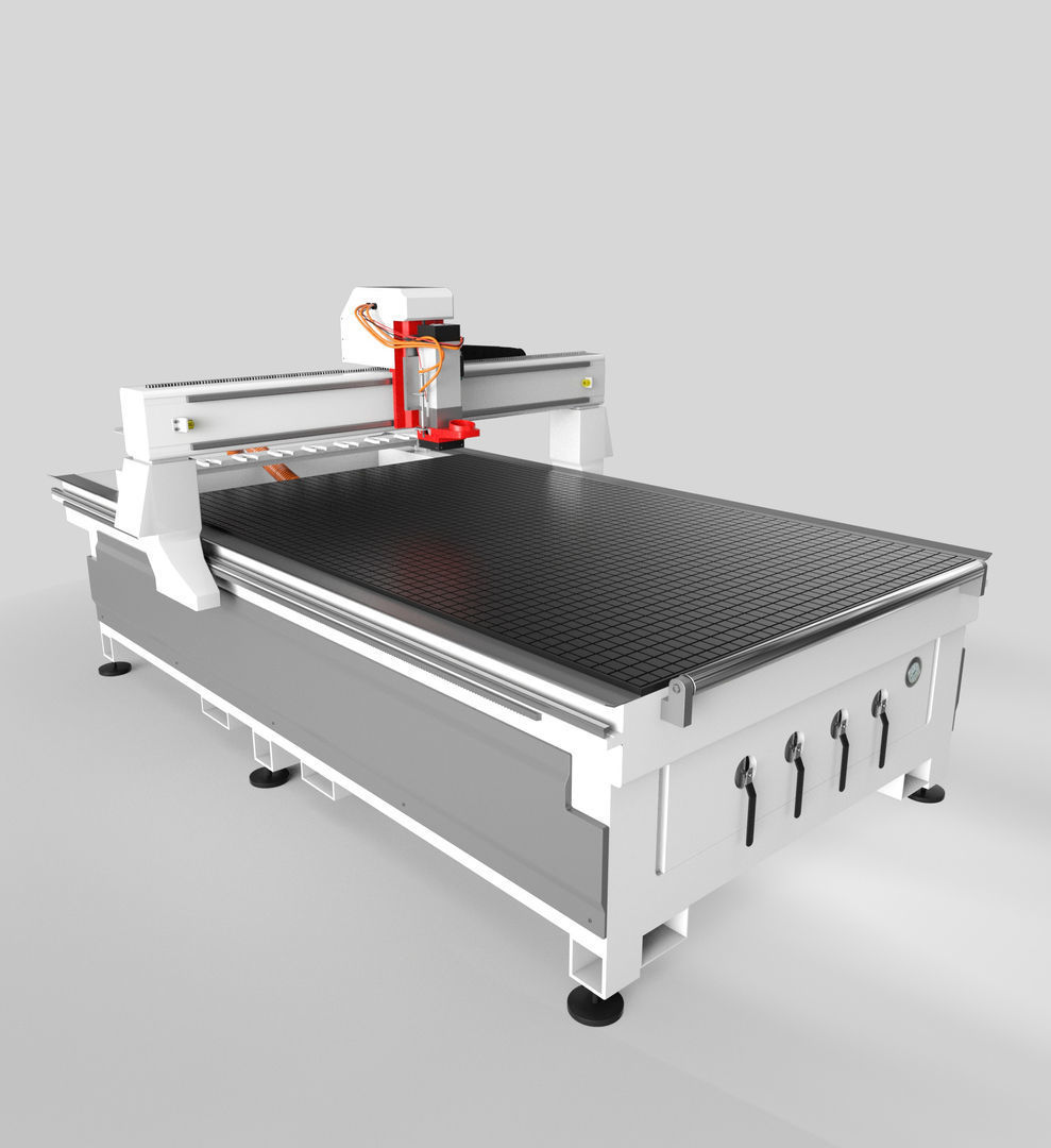 CNC Machine 3D model_2