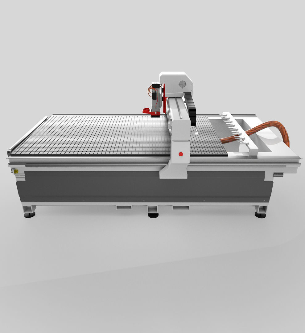 CNC Machine 3D model_3