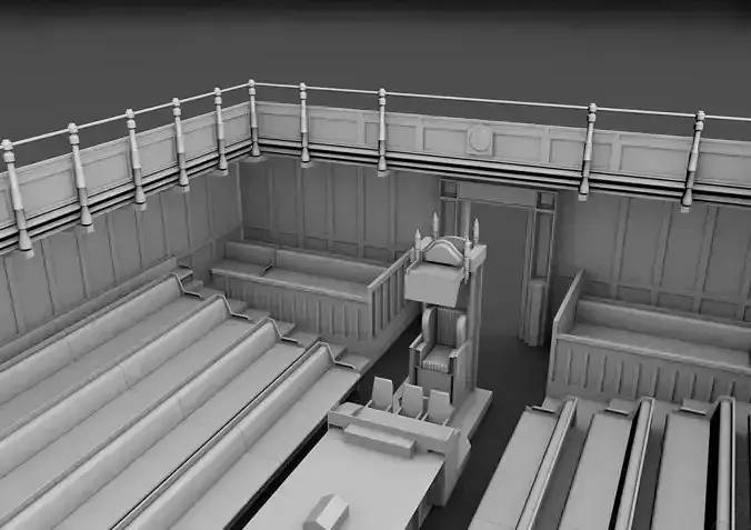  House of Commons of England 3D model