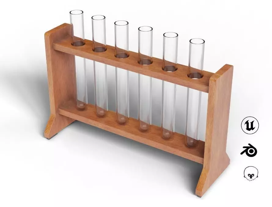 Test Tube Rack 3D model