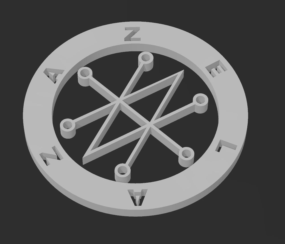 Sigil of Azazel 3D print model_5