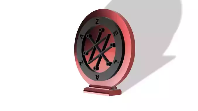 Sigil of Azazel 3D print model