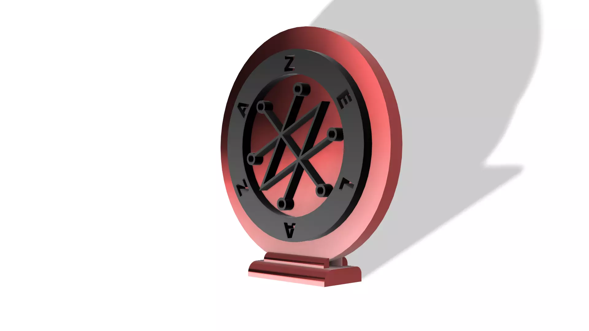 Sigil of Azazel 3D print model_0