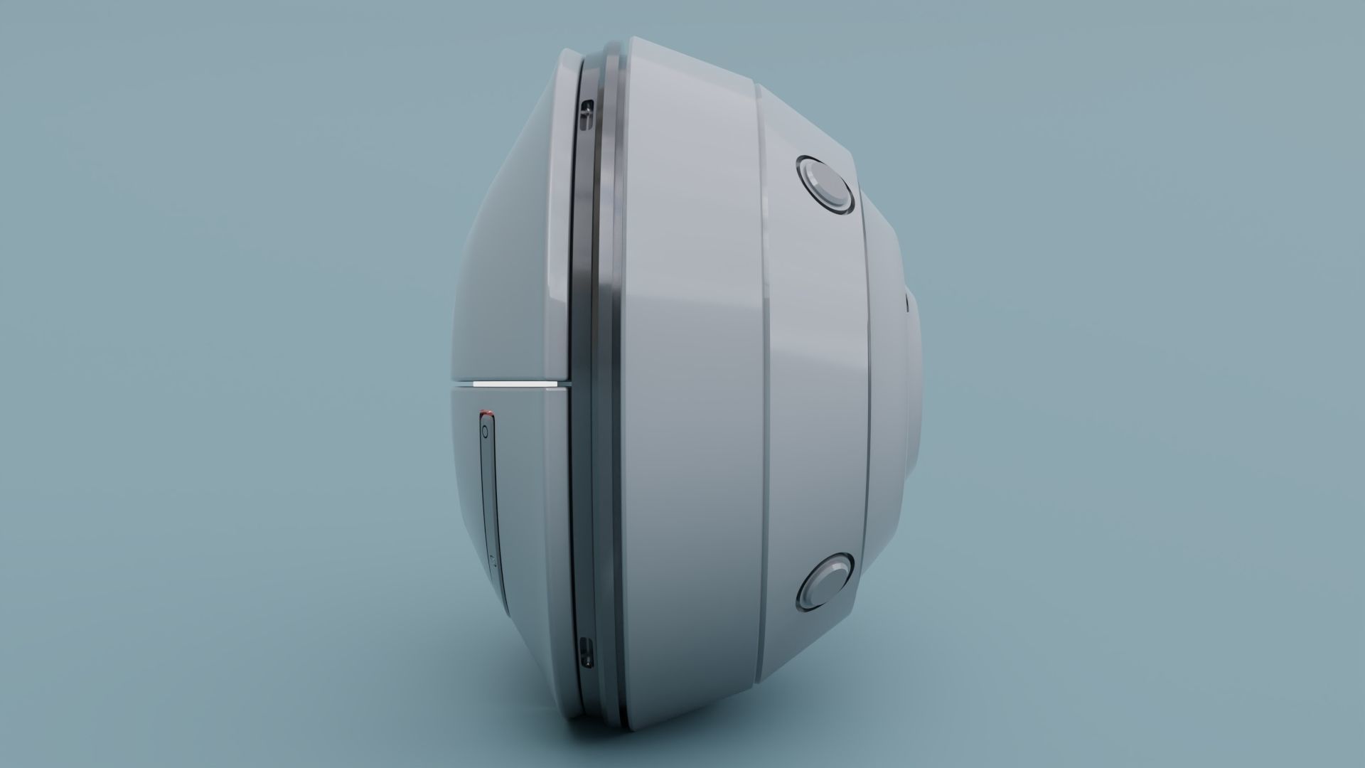 Zephyrael-Explorer Sci-Fi drone Low-poly 3D model_3