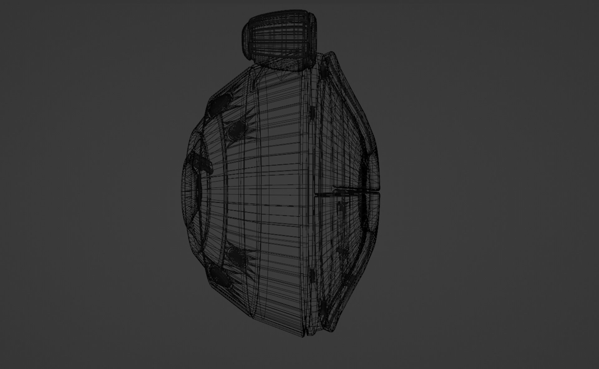 Zephyrael-Explorer Sci-Fi drone Low-poly 3D model_9