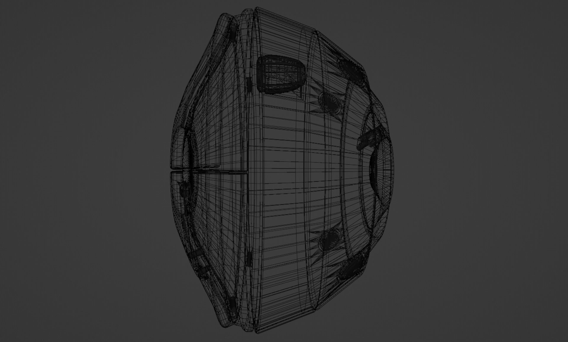 Zephyrael-Explorer Sci-Fi drone Low-poly 3D model_10