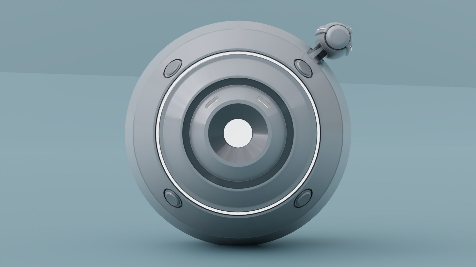 Zephyrael-Explorer Sci-Fi drone Low-poly 3D model_1