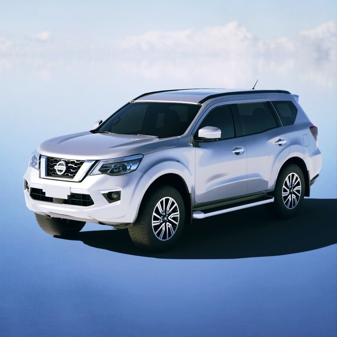 Nissan Terra 2020 Low-poly 3D model_3