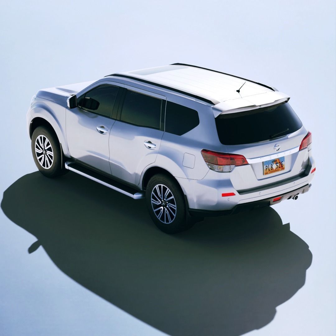 Nissan Terra 2020 Low-poly 3D model_1