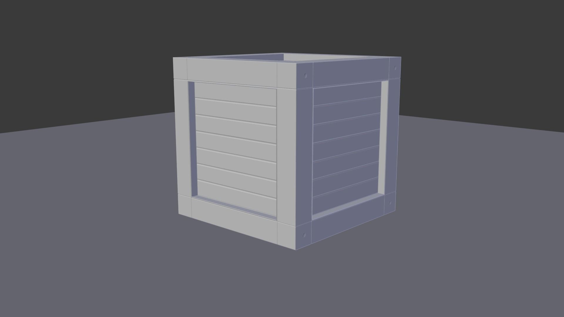Basic Box Model 3D model_1