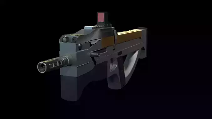 FEAR 2 Remake Fan Project FD-99 SMG 3D model