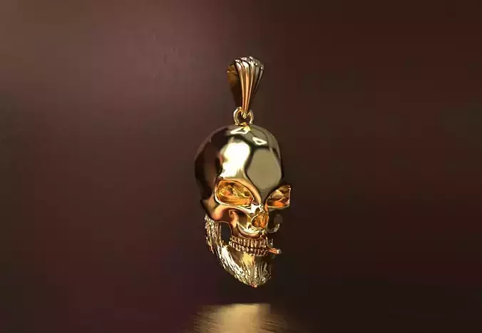 Skull Pendant  Cigarette Stil