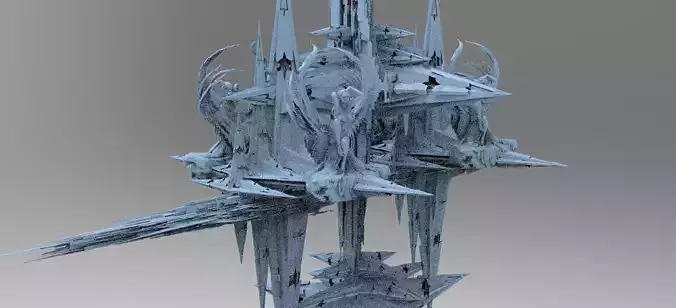 Sunlight Crystal City Towers tall 3D model