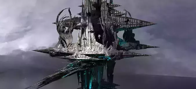 Sunlight Angelic Sci Fi City Kitbash 2