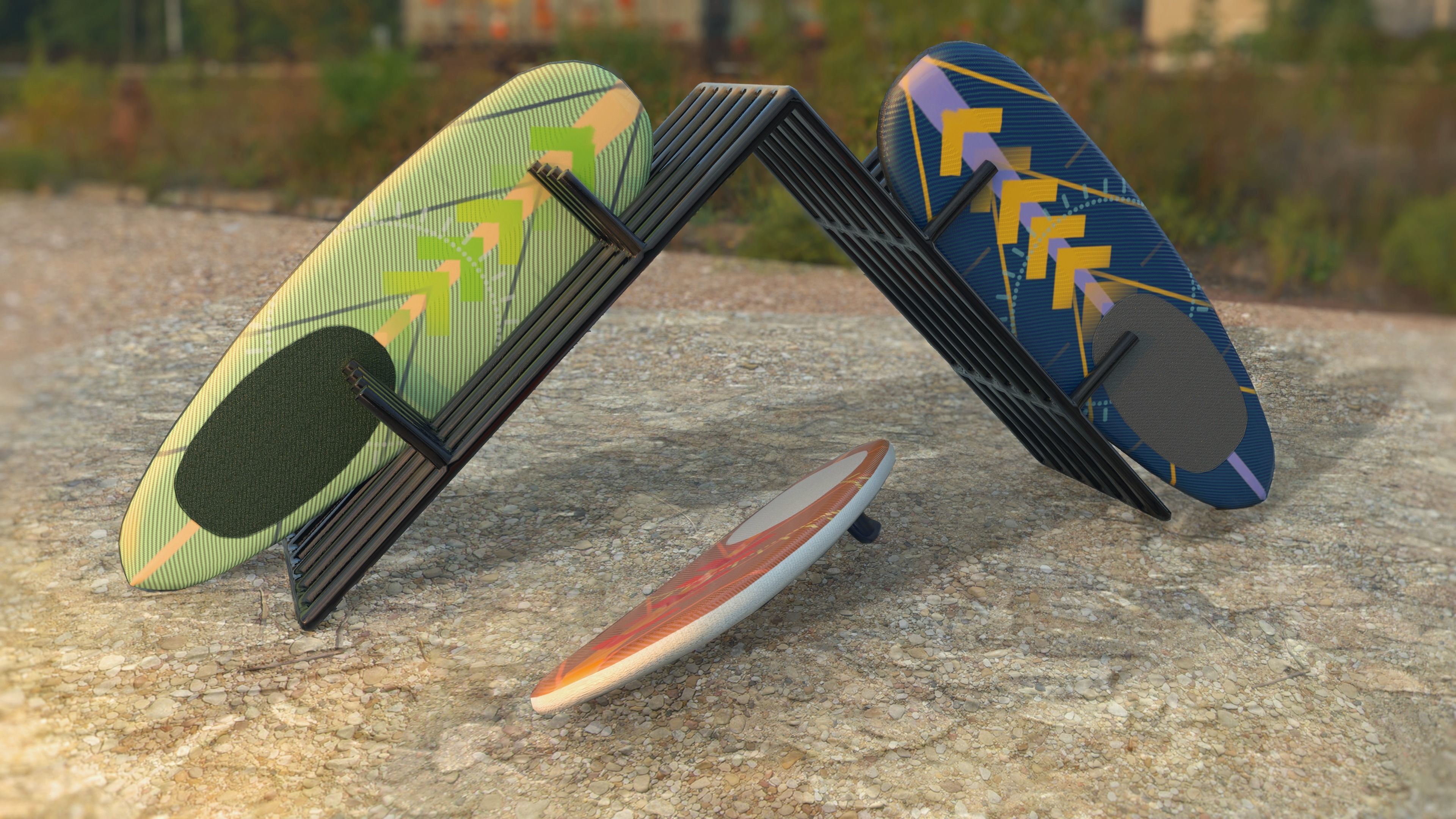 Exterior City Prop Collection - FPS Cover Props Low-poly 3D model_7