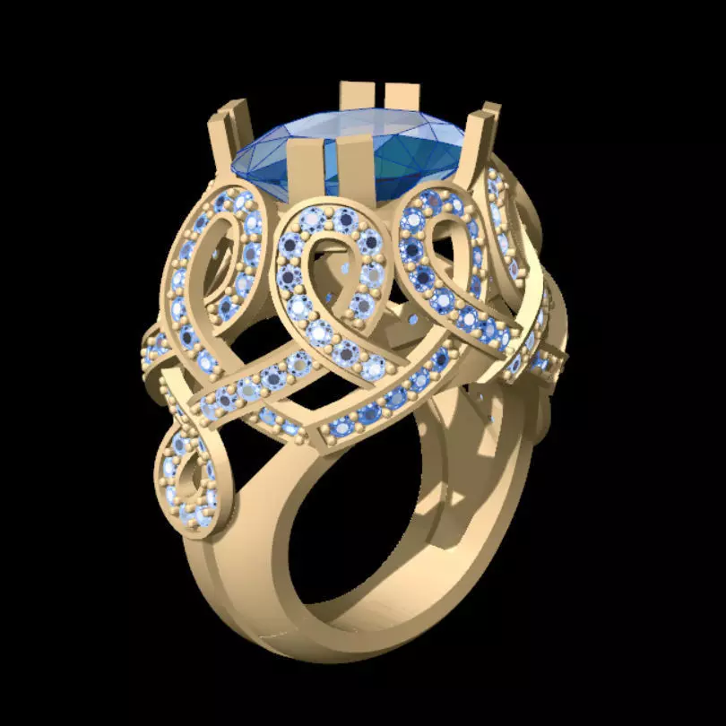 Infinity Lux Ring Free 3D print model