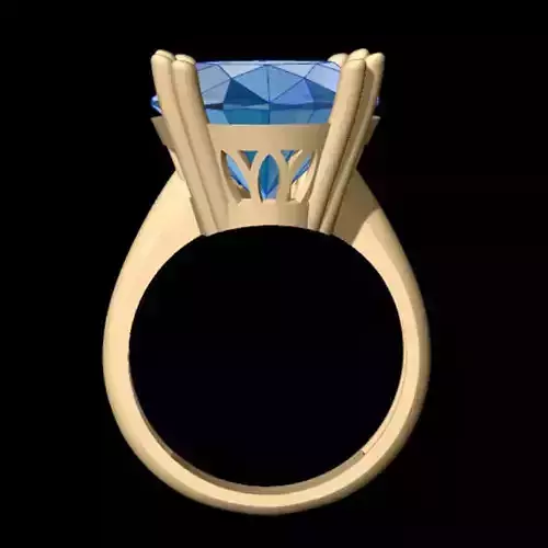 Classic Big Oval Ring