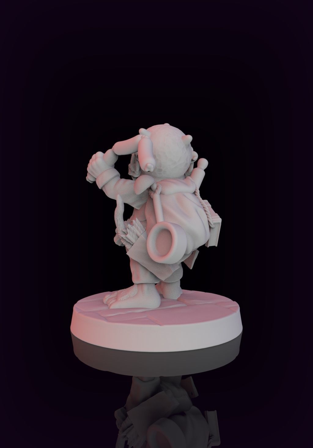 HALFLING COOK 3D print model_1