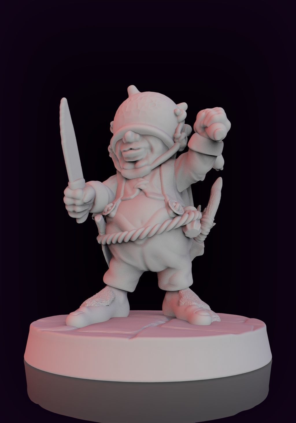 HALFLING COOK 3D print model_3