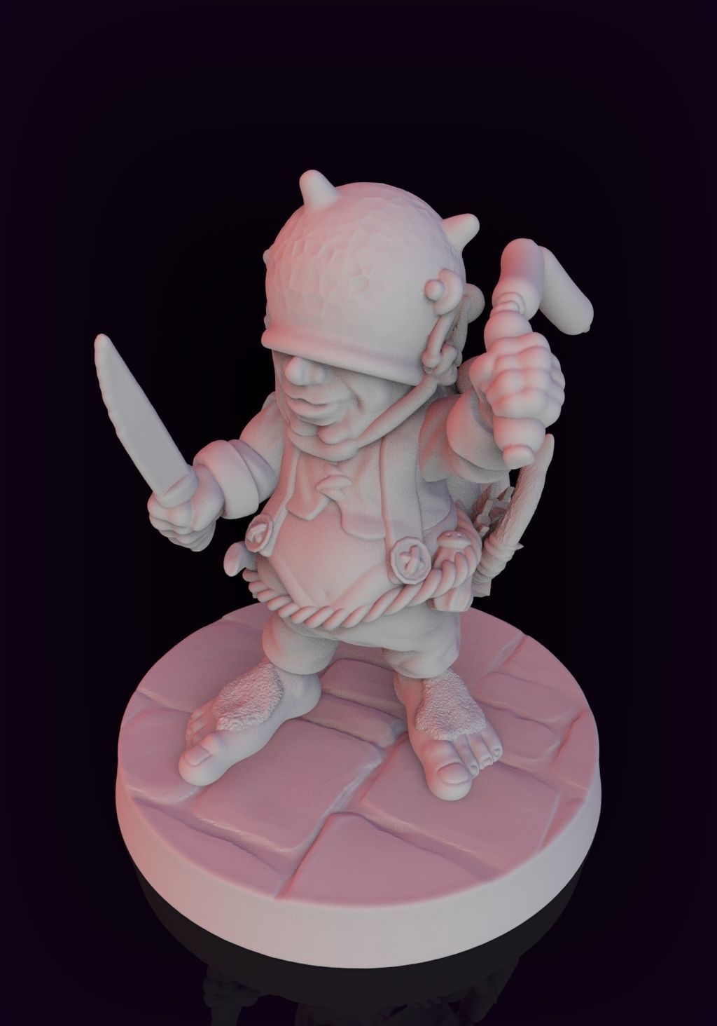HALFLING COOK 3D print model_4