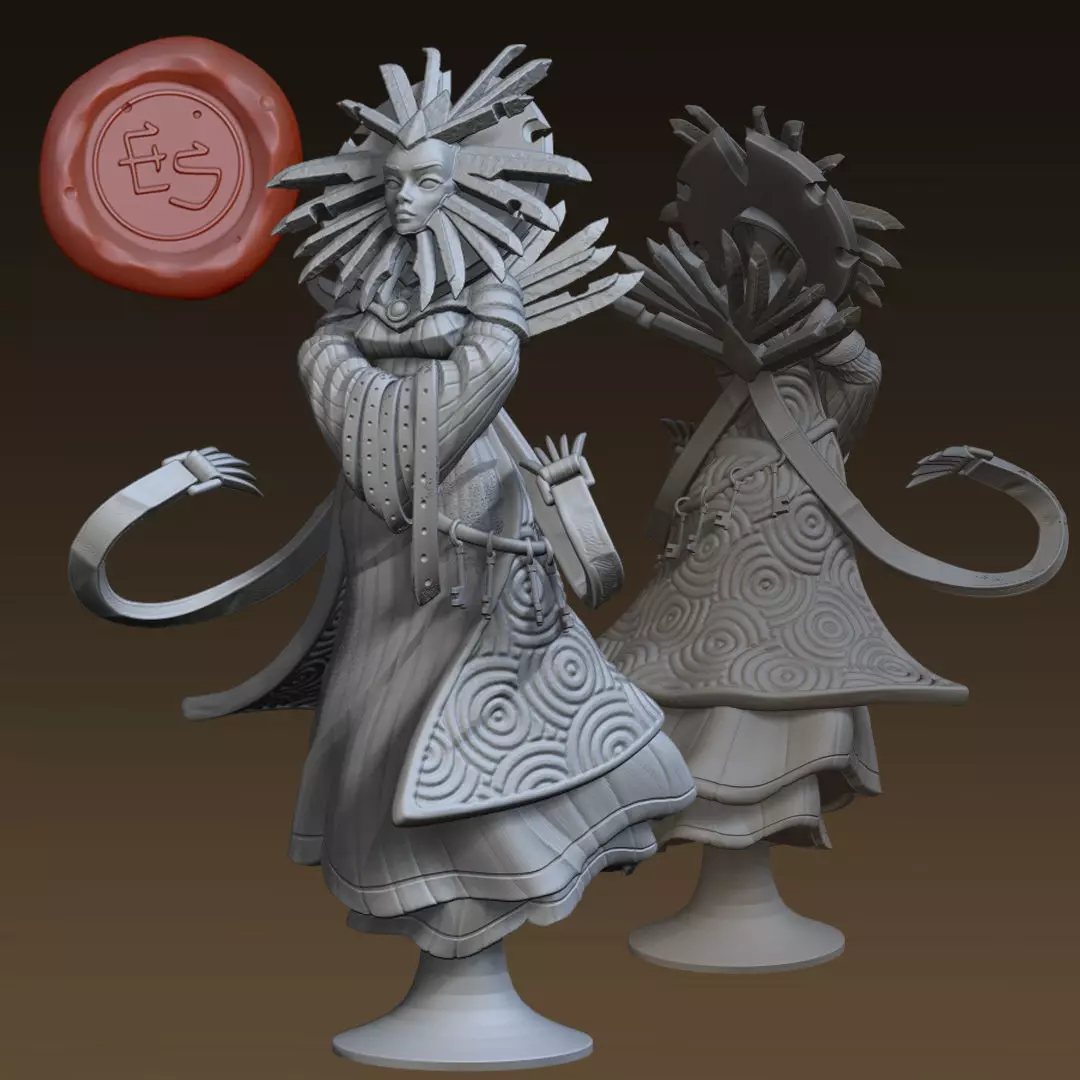 Lady of Pain - Planescape - DnD Miniature Free 3D print model