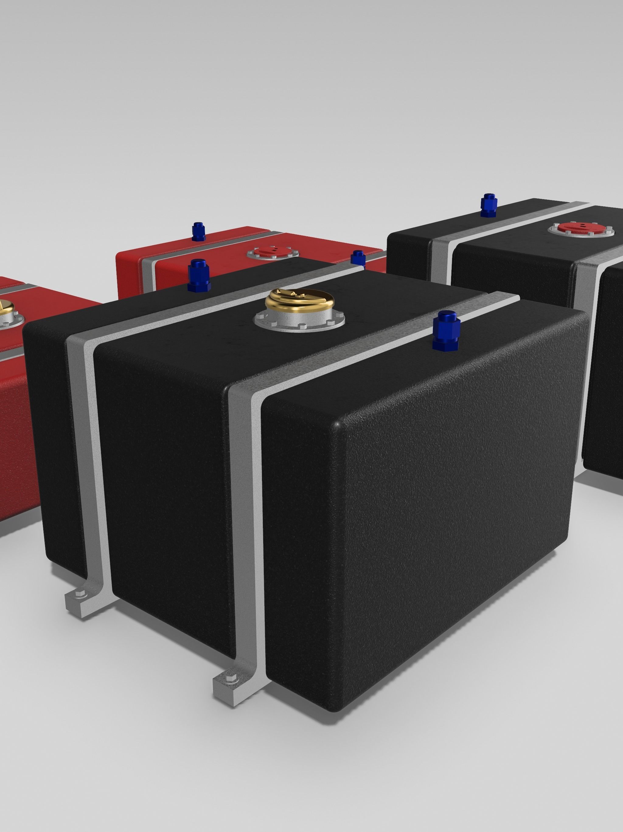 JAZ Fuel Cells x4 styles with options 3D print model_16