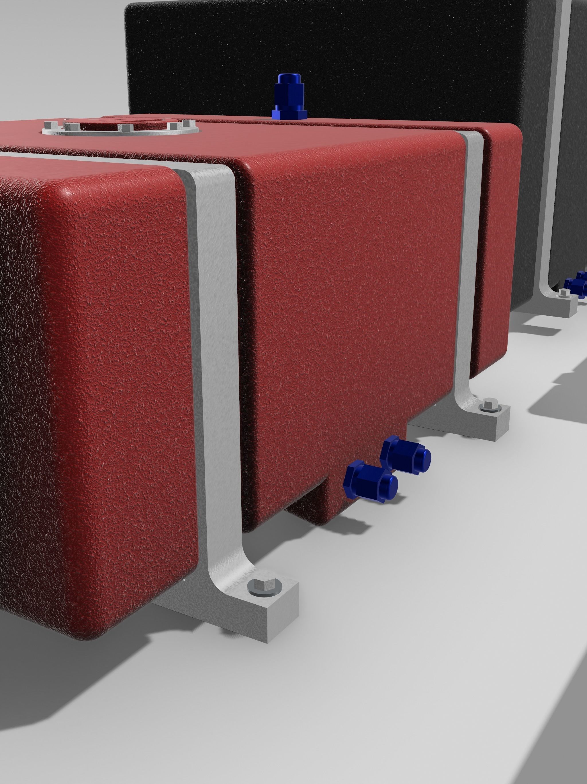 JAZ Fuel Cells x4 styles with options 3D print model_19