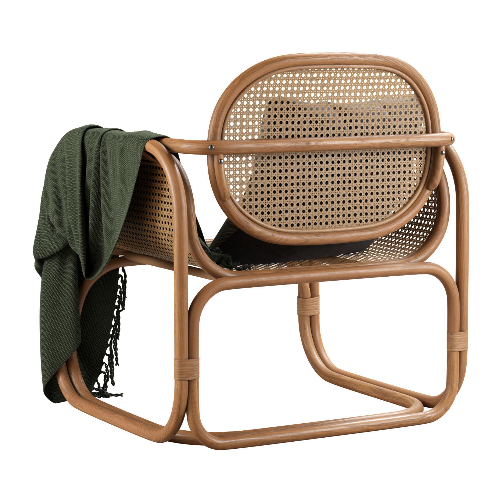 Marte Lounge Chair 3D model_6